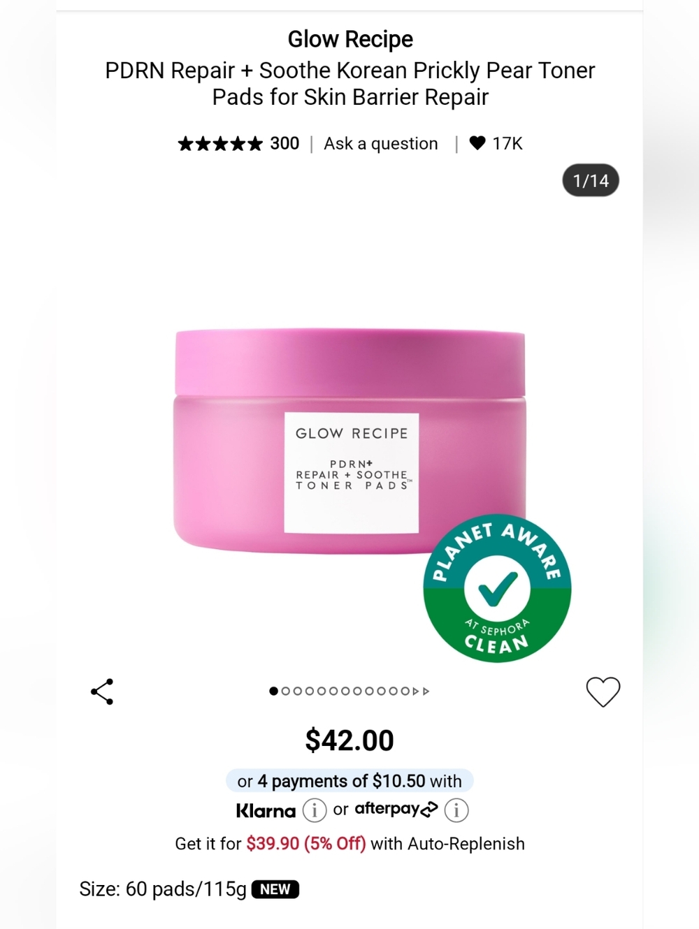Glow Recipe Toner Pads
